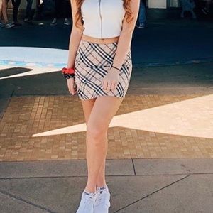 SOLD Burberry mini skirt
